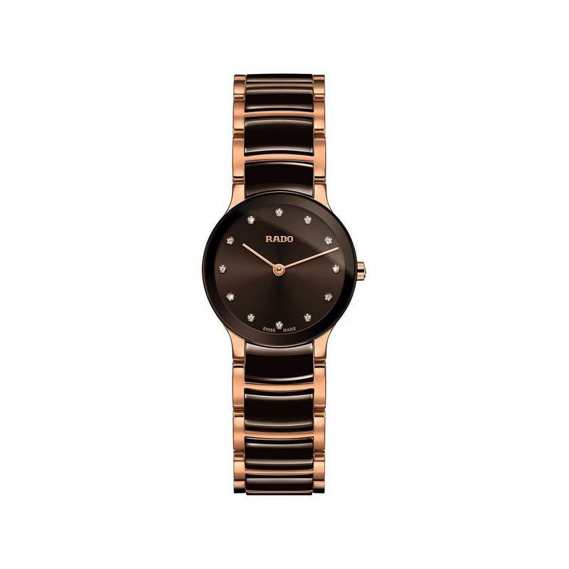 Montre Rado femme céramique acier rose - vue 1