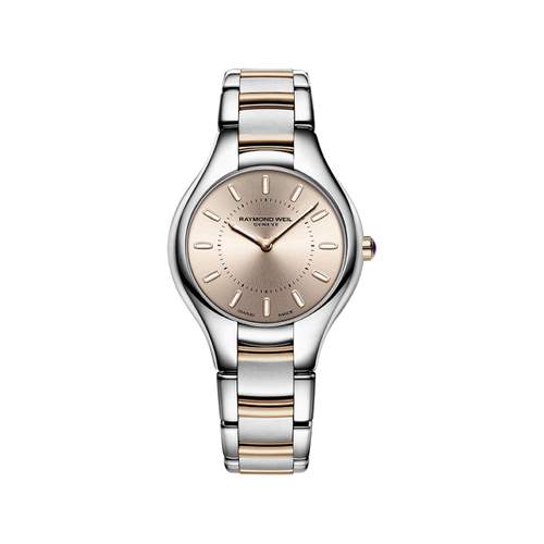 Montre Raymond Weil acier bicolore rose