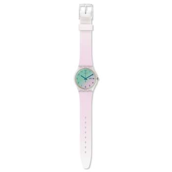 Montre Swatch transformation femme silicone rose