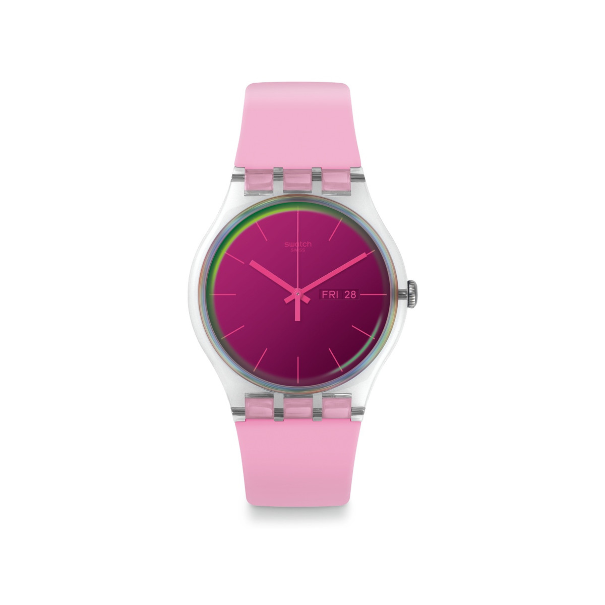 Montre Swatch transformation femme silicone