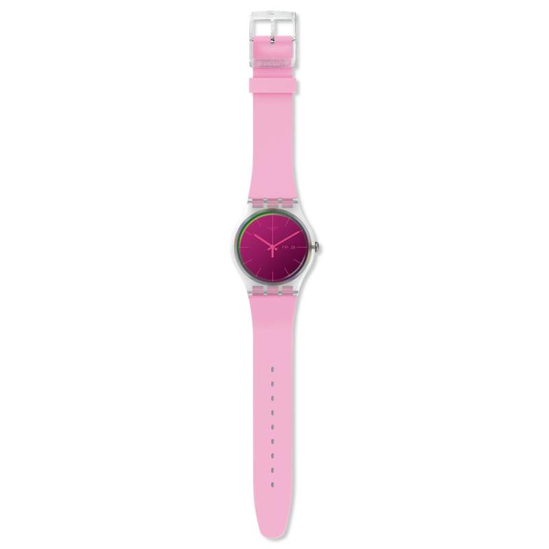 Montre Swatch transformation femme silicone - vue D1