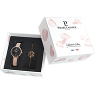 Coffret Pierre Lannier femme acier rose milanais
