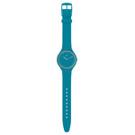 Montre Swatch mixte silicone couleur turquoise - vue D1