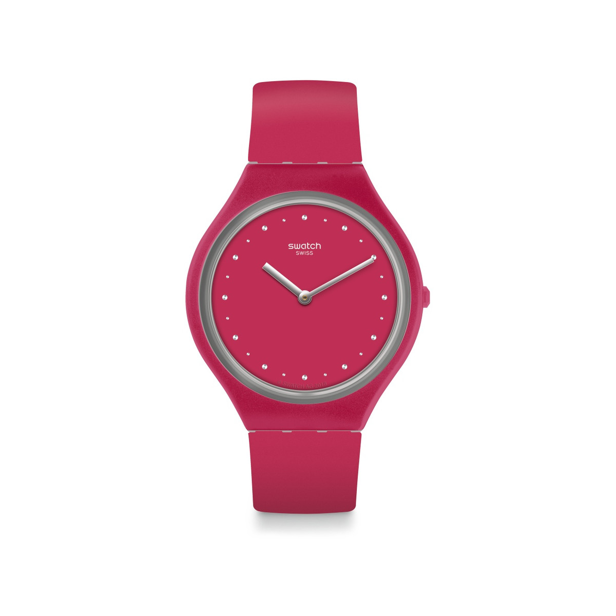 Montre Swatch mixte silicone rose