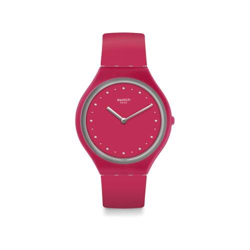 Montre Swatch mixte silicone rose