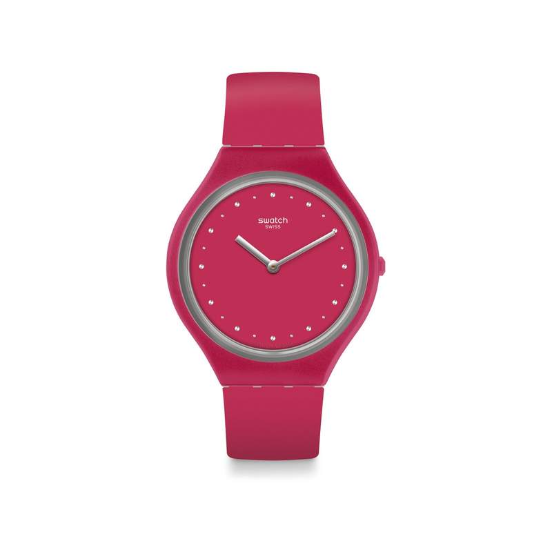 Montre Swatch mixte silicone rose - vue 1