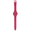 Montre Swatch mixte silicone rose - vue VD1