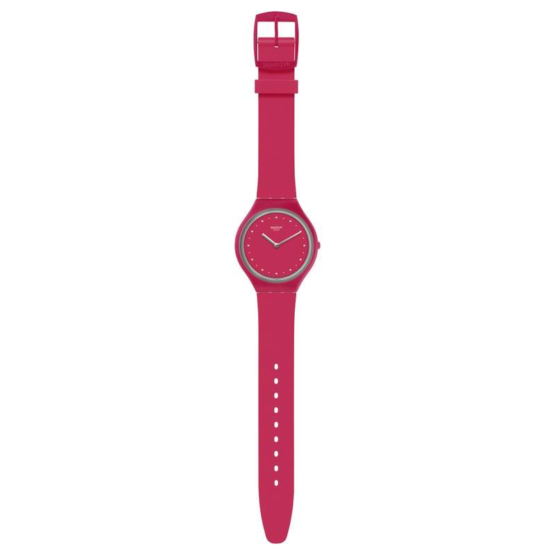 Montre Swatch mixte silicone rose - vue D1