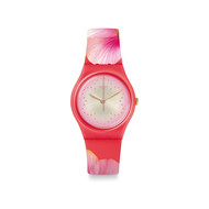 Montre Swatch mixte silicone rose