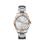 Montre Lacoste femme acier bicolore rose - vue 1
