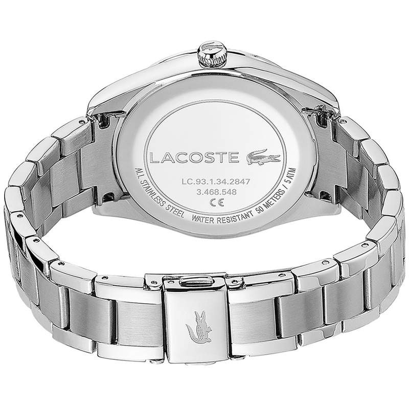 Montre Lacoste femme acier bicolore rose - vue 3
