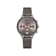 Montre Paul Hewitt femme acier gris milanais