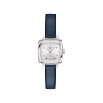 Montre Tissot femme acier cuir bleu - vue 1