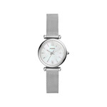 Montre Fossil femme acier chromé milanais - vue 1