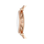 Montre Fossil femme acier doré rose - vue 2