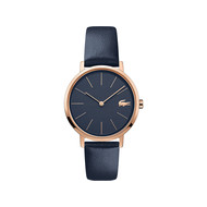Montre Lacoste femme acier doré rose cuir bleu