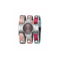 Montre Calvin klein femme acier cuir
