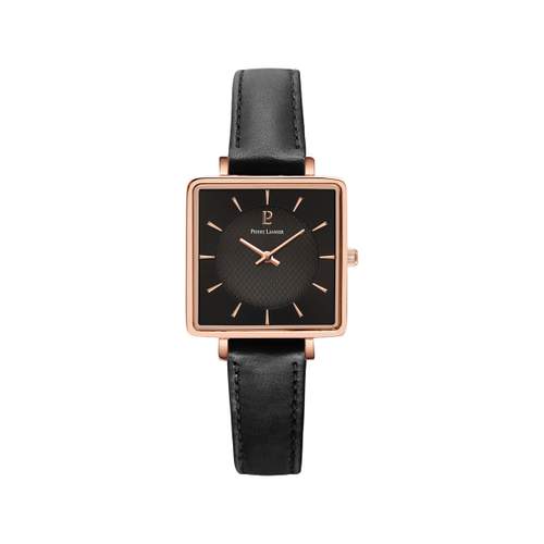 Montre Pierre Lannier femme acier doré rose cuir