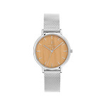Montre Pierre Lannier femme acier chromé milanais - vue 1