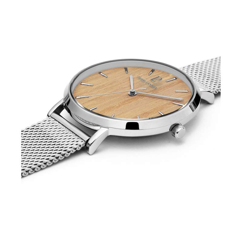 Montre Pierre Lannier femme acier chromé milanais - vue 2