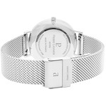 Montre Pierre Lannier femme acier chromé milanais - vue 3