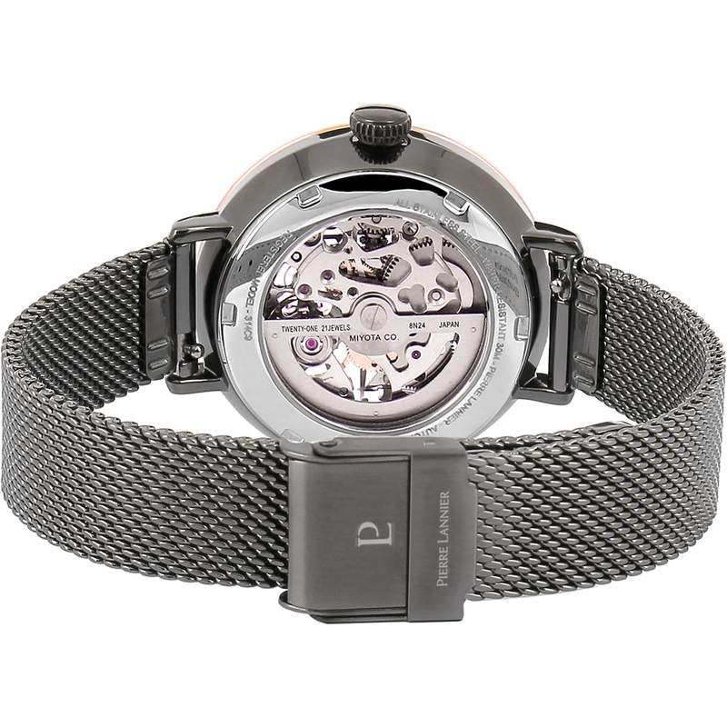 Montre Pierre Lannier femme automatique acier - vue 3