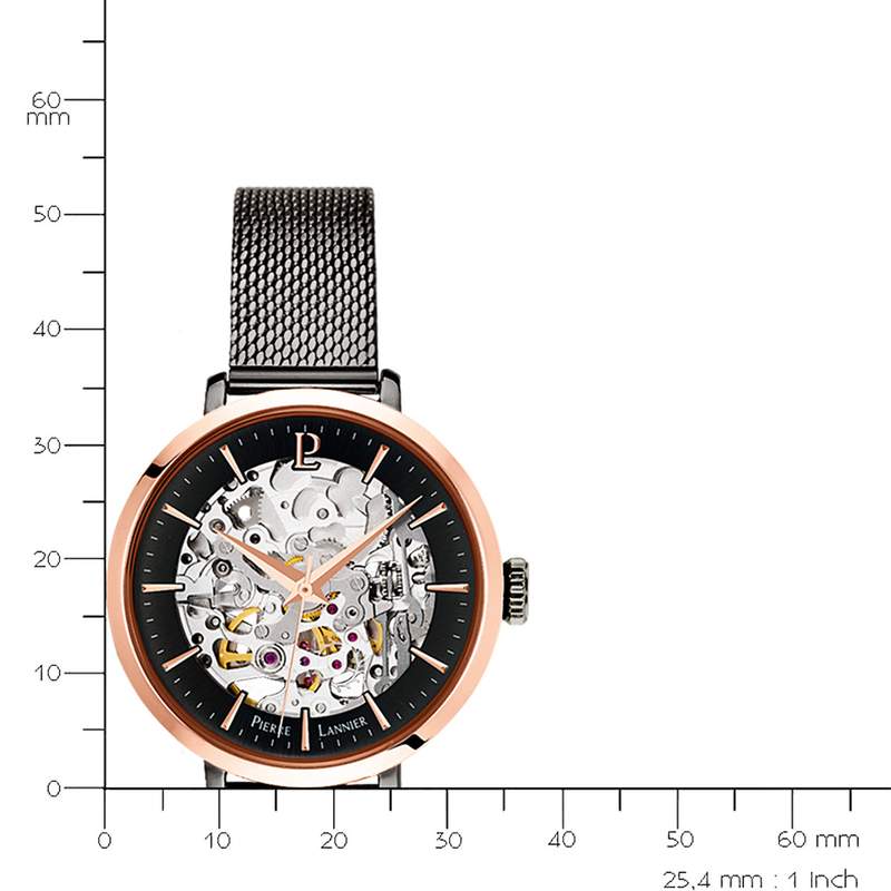 Montre Pierre Lannier femme automatique acier - vue D3