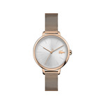 Montre Lacoste femme acier doré rose milanais - vue 1
