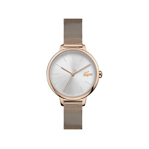 Montre Lacoste femme acier doré rose milanais