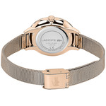 Montre Lacoste femme acier doré rose milanais - vue 3