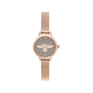 Montre Olivia Burton femme acier doré rose