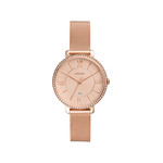 Montre Fossil femme acier doré rose milanais - vue 1