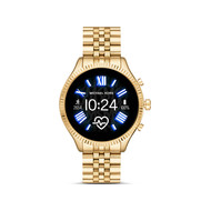 Montre Michael Kors connectée femme acier jaune