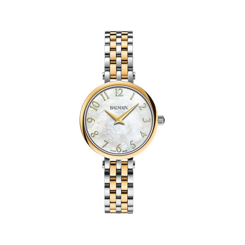 Montre Balmain femme acier bicolore doré jaune - vue 1