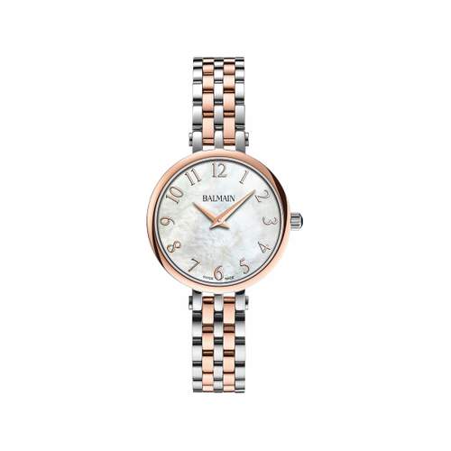 Montre Balmain femme acier bicolore doré rose