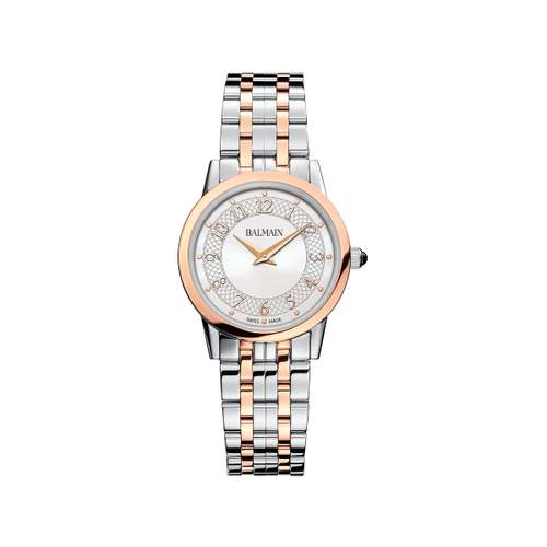 Montre Balmain femme acier bicolore doré rose