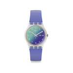 Montre Swatch mixte plastique silicone violet - vue 1