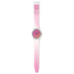 Montre Swatch mixte plastique silicone blanc - vue D1