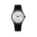 Montre Swatch mixte automatique plastique noir - vue 1