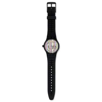 Swatch automatisch gemengd horloge zwart plastic