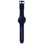 Montre Swatch mixte plastique et silicone bleu - vue D1