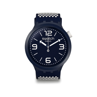 Montre Swatch mixte plastique et silicone bleu