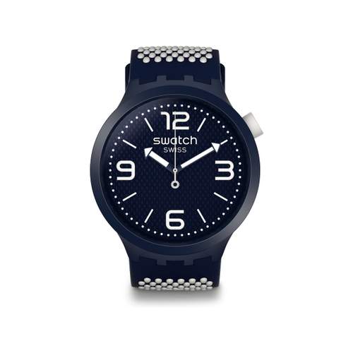 Montre Swatch mixte plastique et silicone bleu
