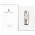 Montre Pierre Lannier Nova acier rose milanais - vue D1