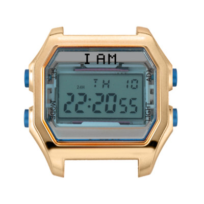 Boîte de montre IAM polycarbonate medium rose - vue 1