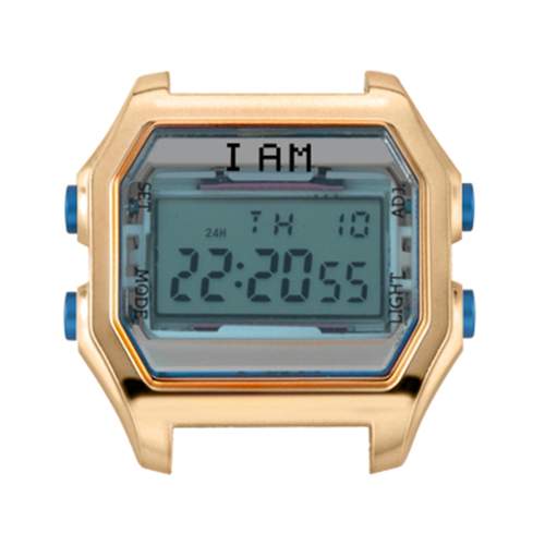 Boîte de montre IAM polycarbonate medium rose