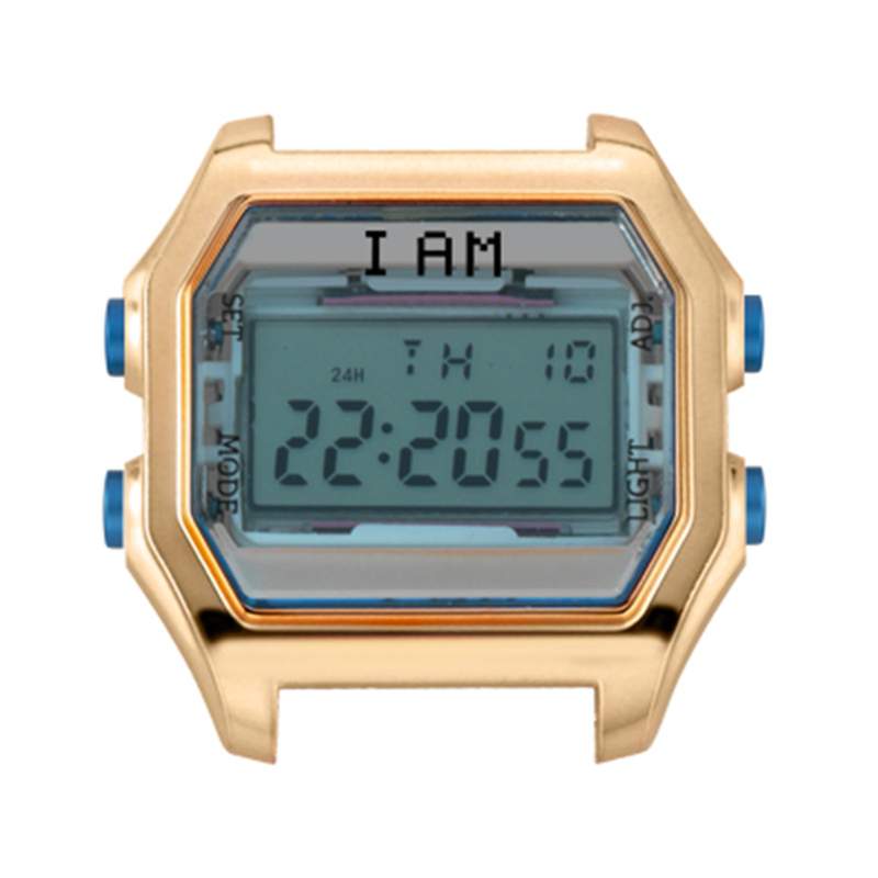 Boîte de montre IAM polycarbonate medium rose - vue 1