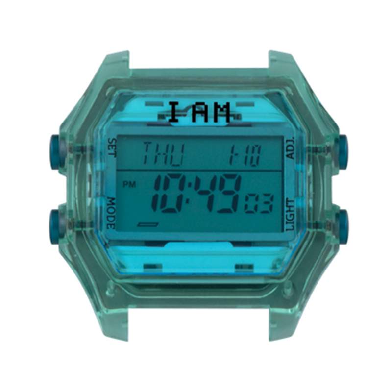 Boîte de montre IAM medium polycarbonate vert - vue 1