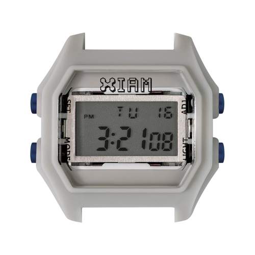 Boîte de montre IAM medium polycarbonate gris