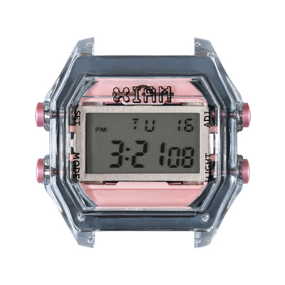Boîte de montre IAM medium polycarbonate gris